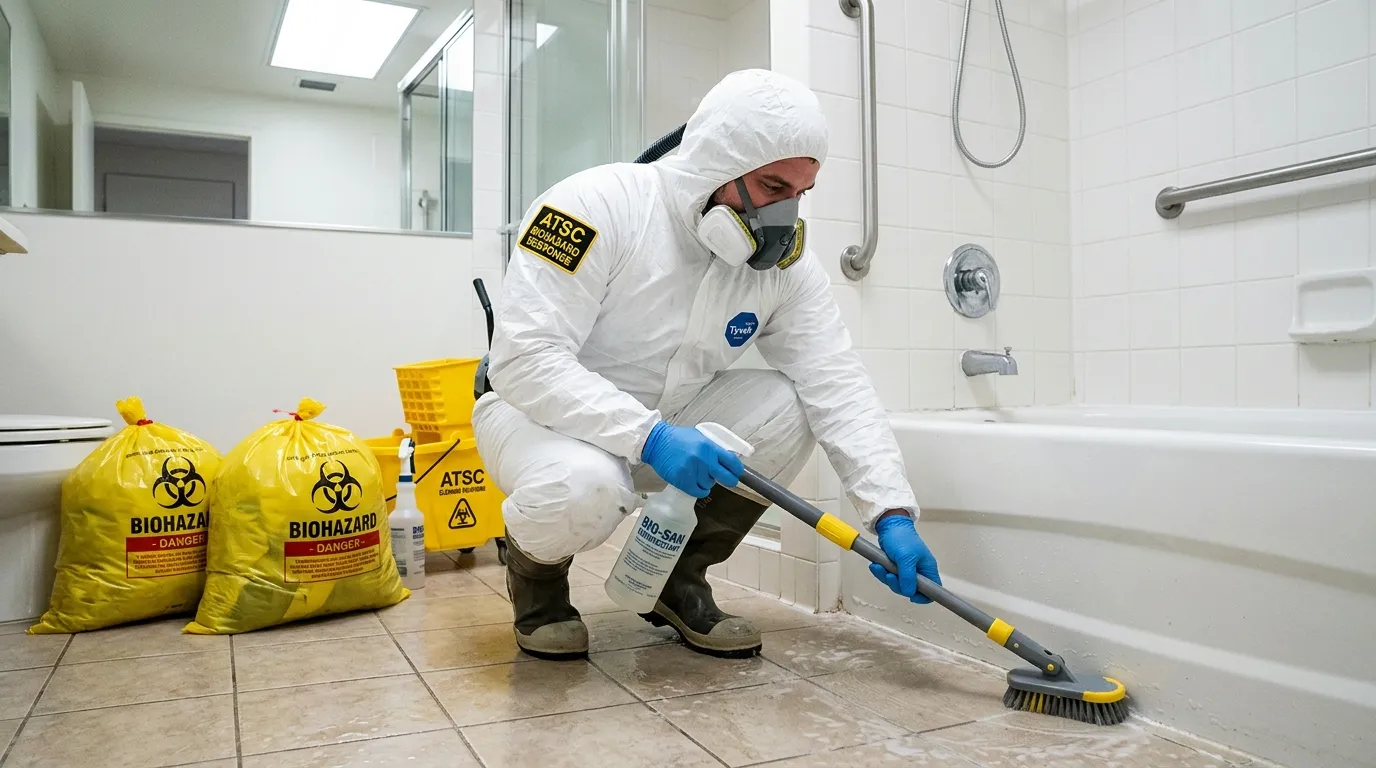 Decontamination equipment deployed for Blood Cleanup in Alexandria